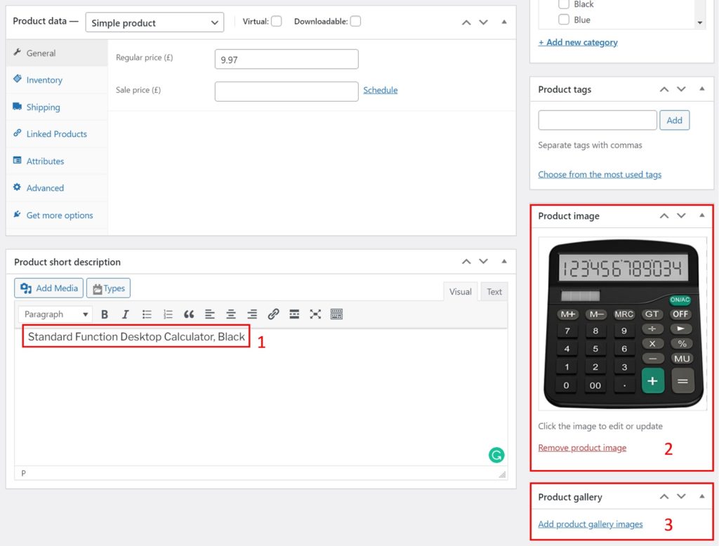 Add New WooCommerce Products Bottom Section