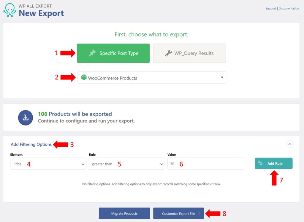 Add New WooCommerce Products Bulk Edit Export
