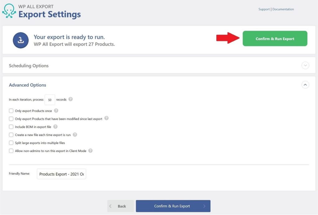 Add New WooCommerce Products Bulk Edit Export Settings