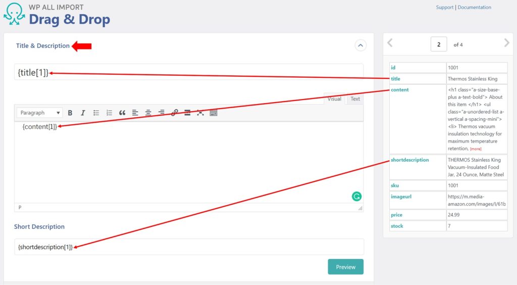 Add New WooCommerce Simple Products Drag and Drop Title