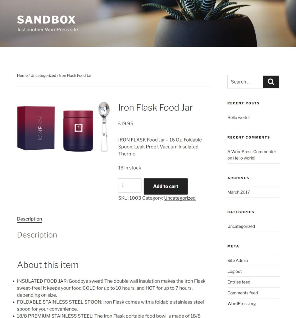 Add New WooCommerce Simple Products Product View