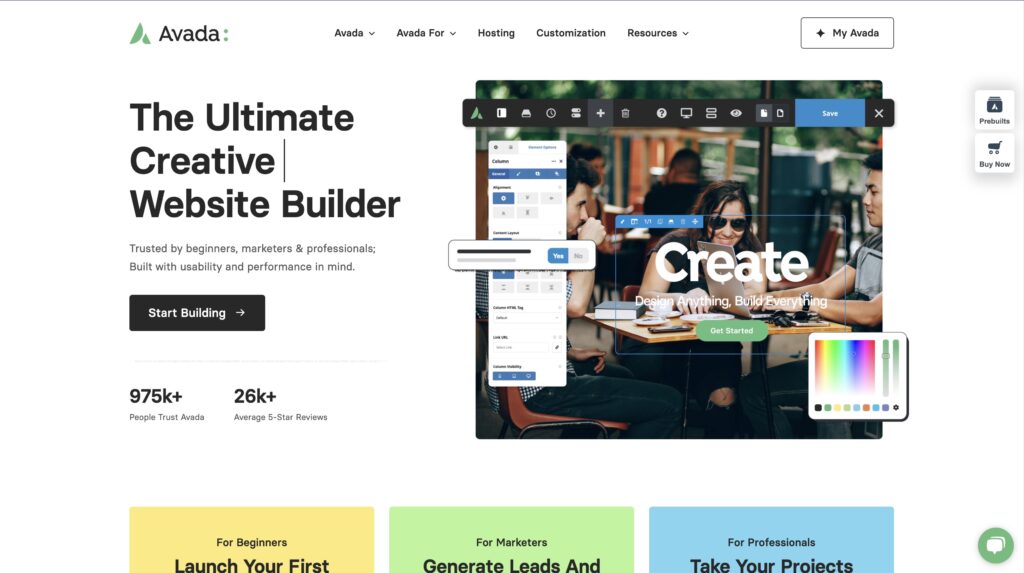 Avada theme