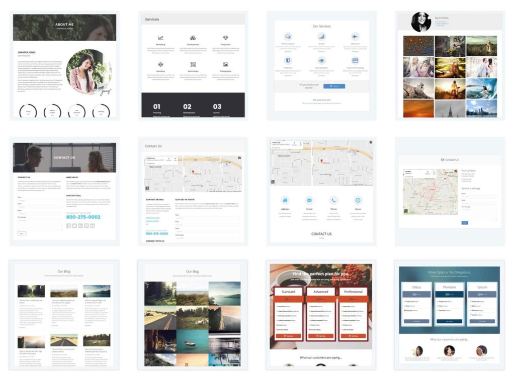 Beaver Builder template library