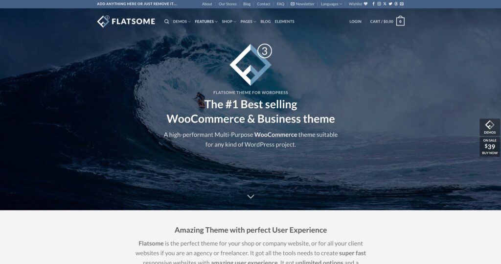 Flatsome theme