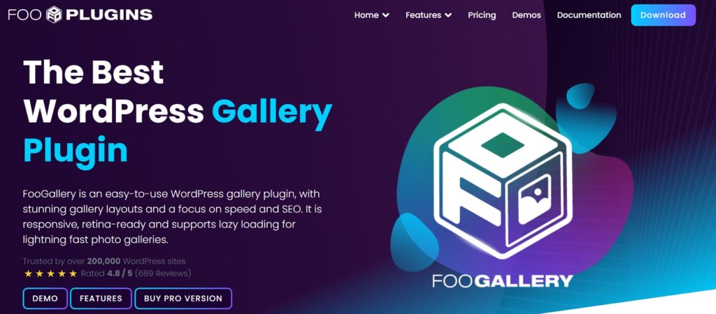FooGallery Website Image