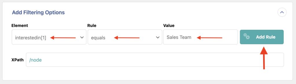 Add Filter Example