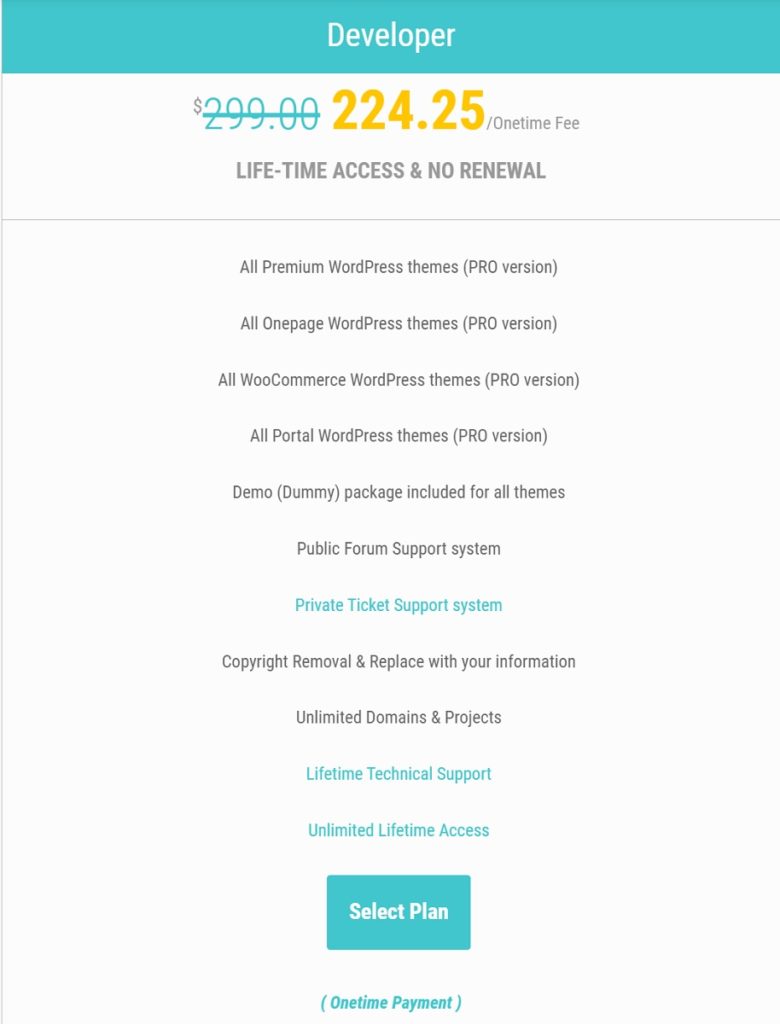 LTheme Developer Plan