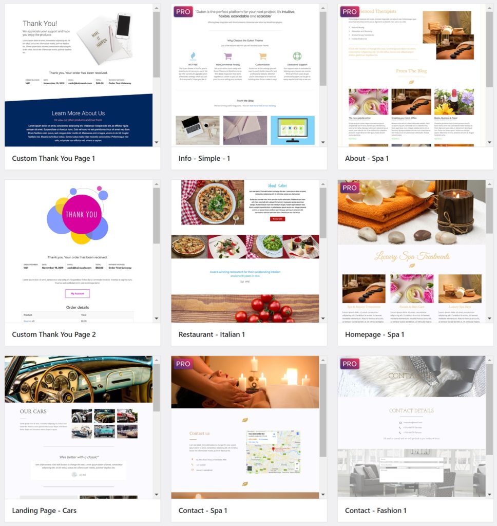 Overlay Page Layouts