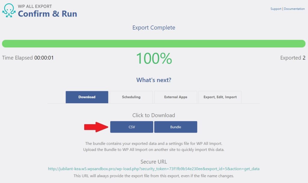 WooCommerce Export Orders Confirm & Run