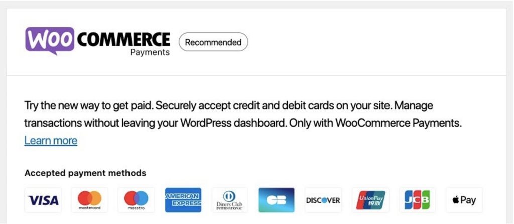 WooCommerce Payment Options