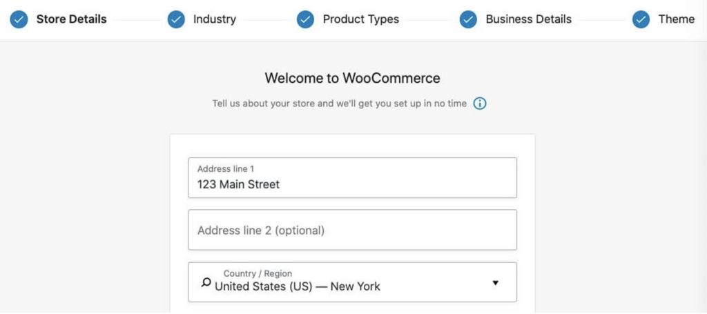 WooCommerce Store Details