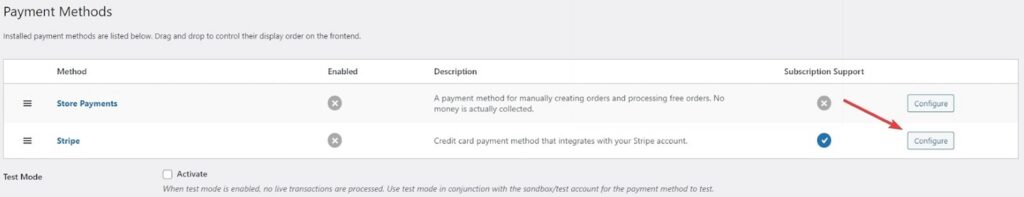 ProfilePress Configure Stripe