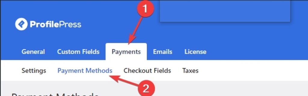 WordPress Paid Membership Payment Methods