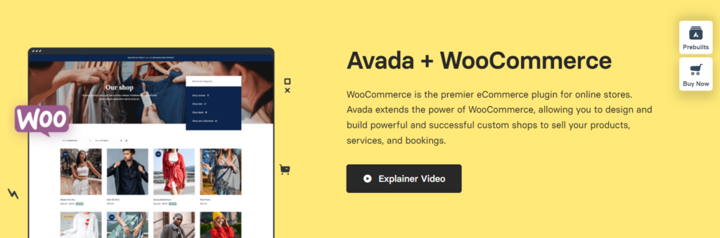 Avada WooCommerce integration