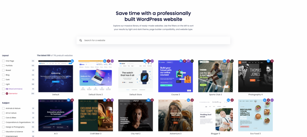BeTheme templates