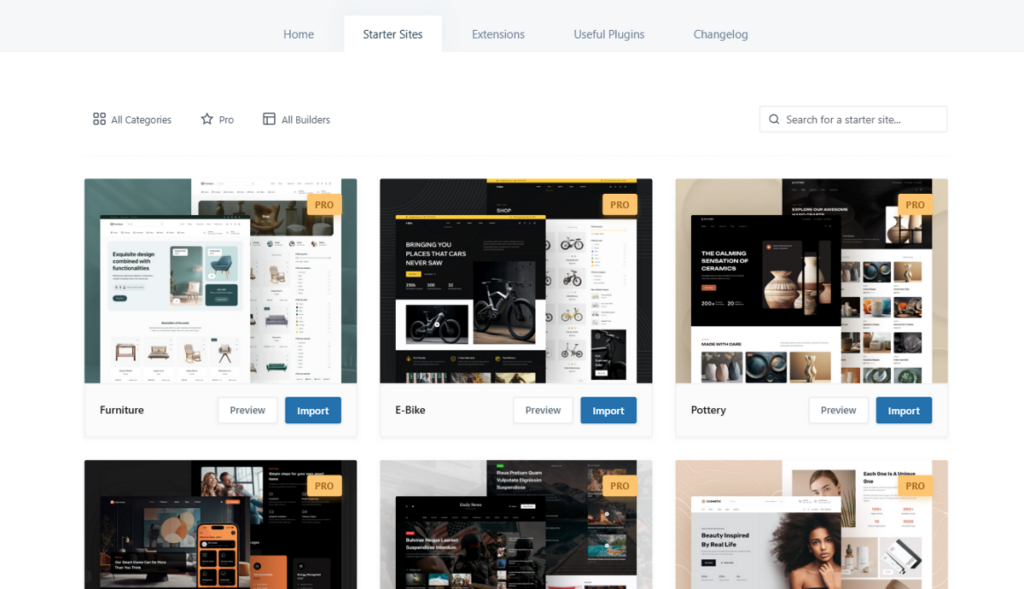 blocksy paid templates