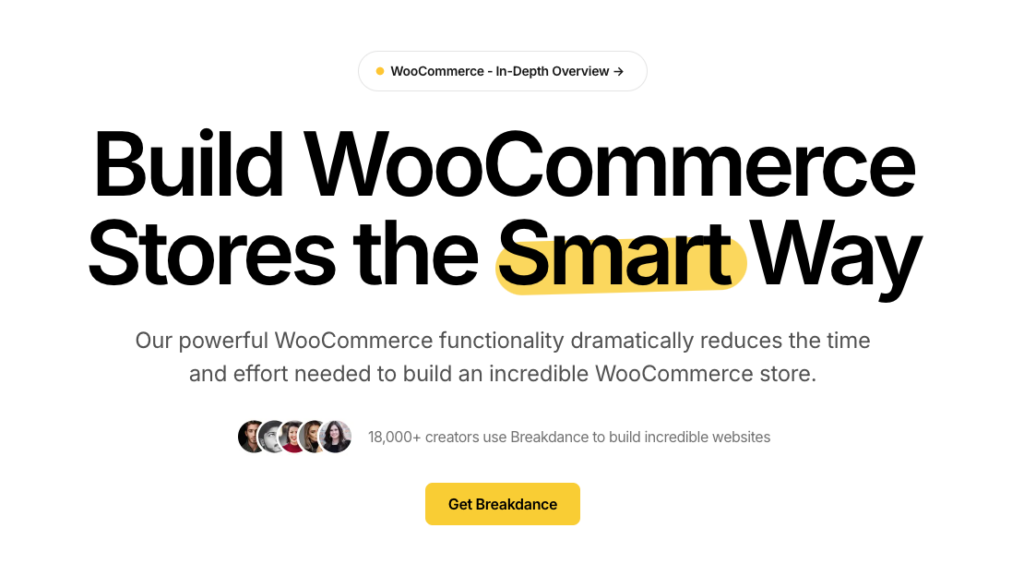 Breakdance WooCommerce