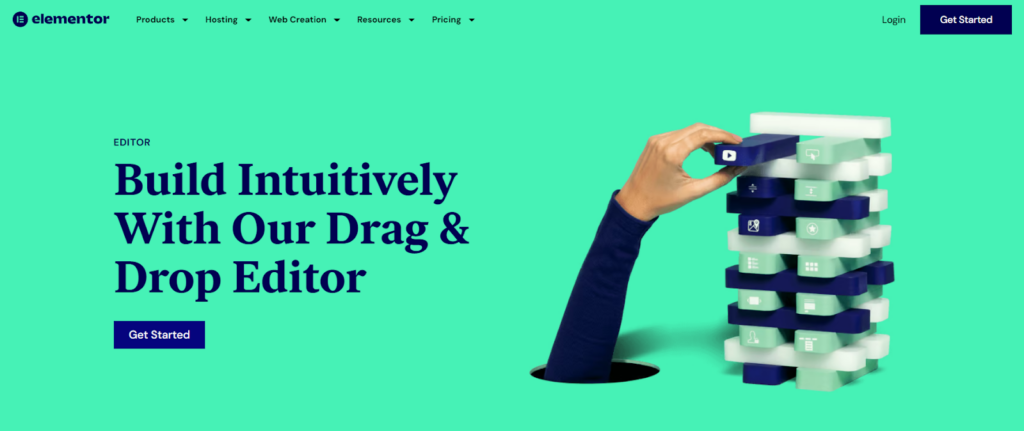 Elementor editor