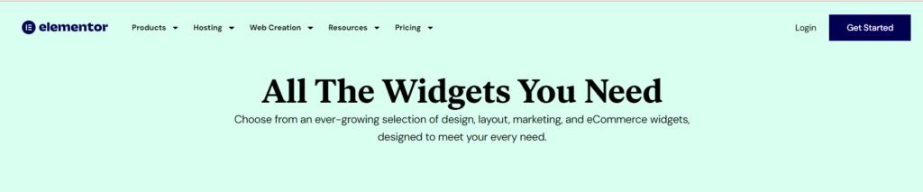 Elementor widgets