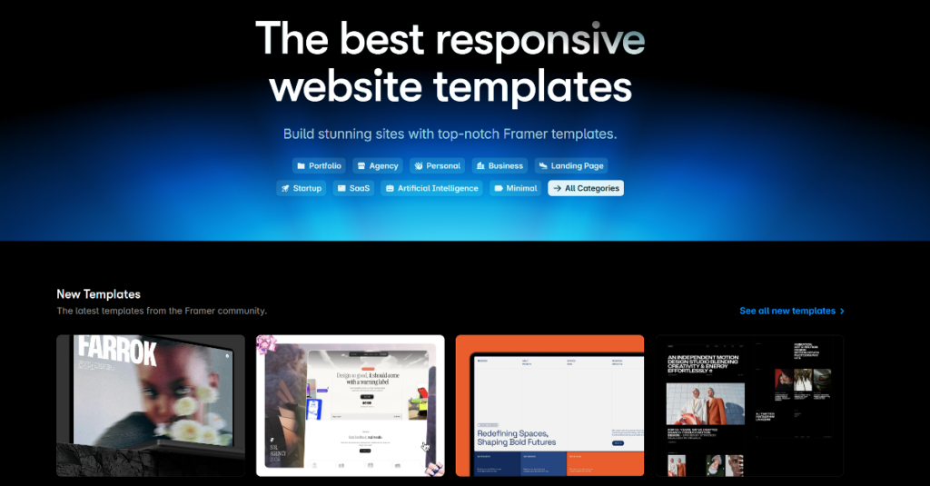 Framer templates