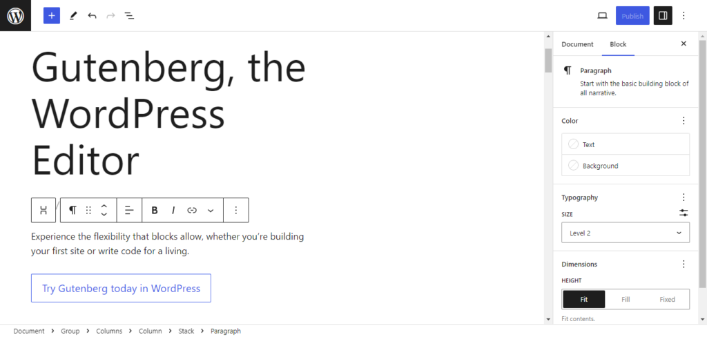 Getting started with WordPress