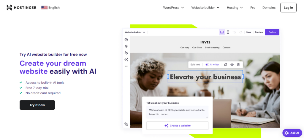 Hostinger AI