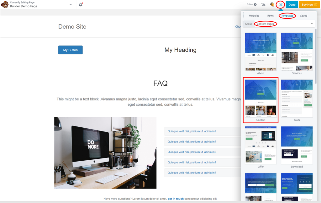 Beaver Builder Review — Templates
