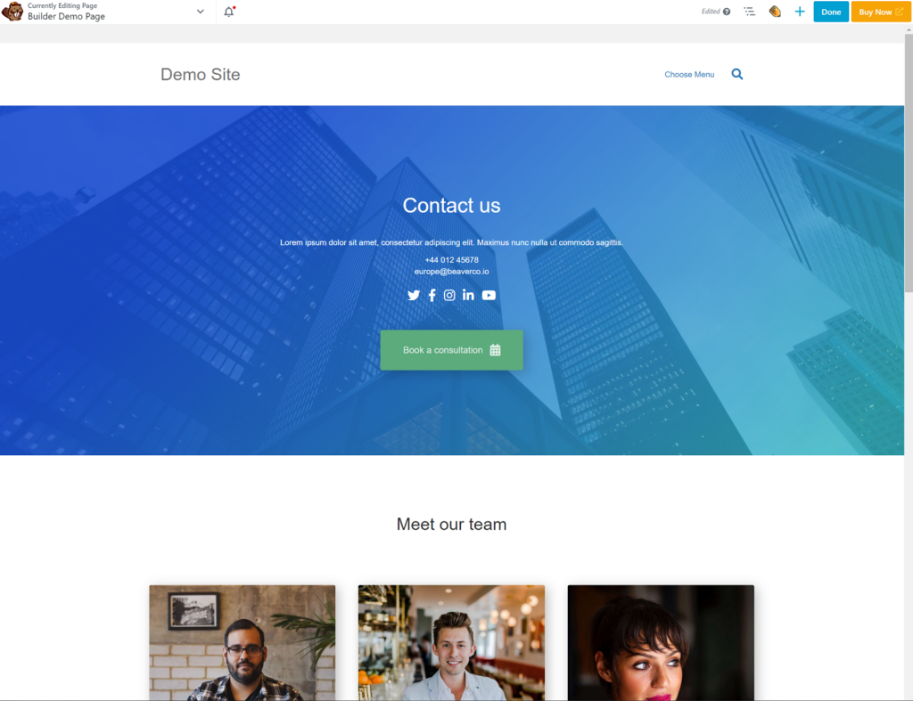 Beaver Builder Review — Template Selection