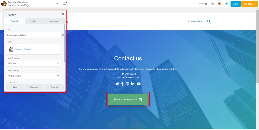 Beaver Builder Review — Settings Form