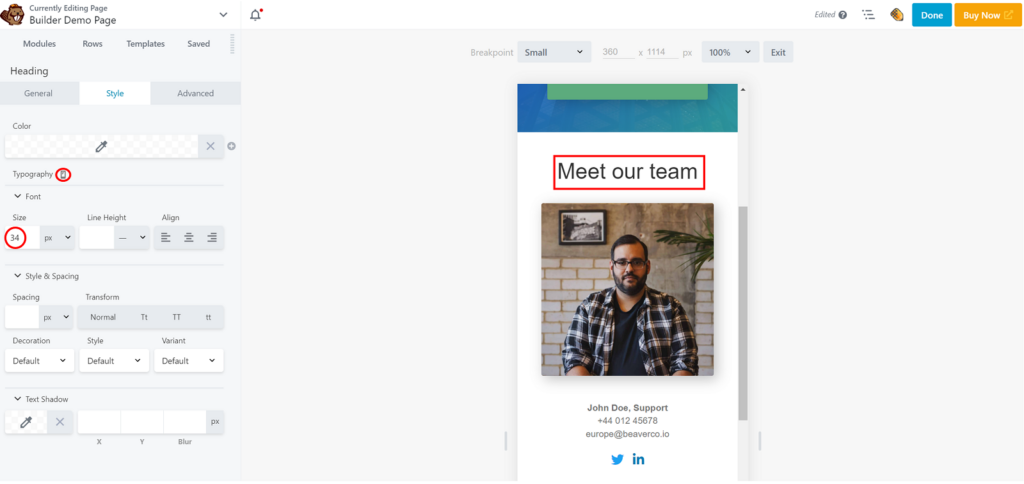 Beaver Builder Review — Mobile Design