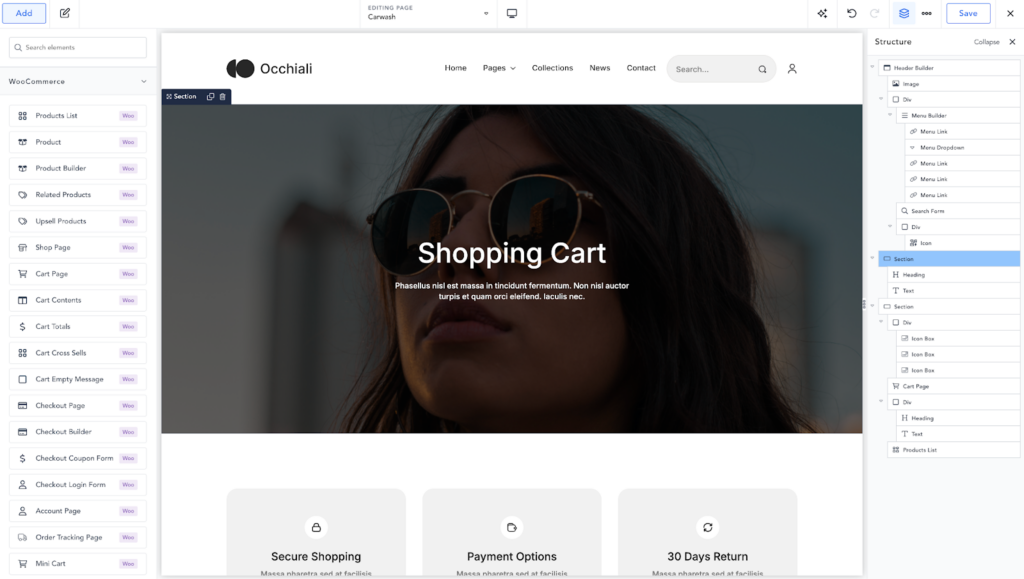 Breakdance Interface With WooCommerce Elements