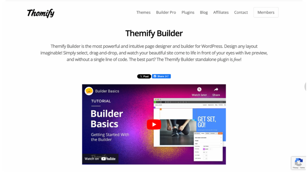 Themify Homepage Screenshot