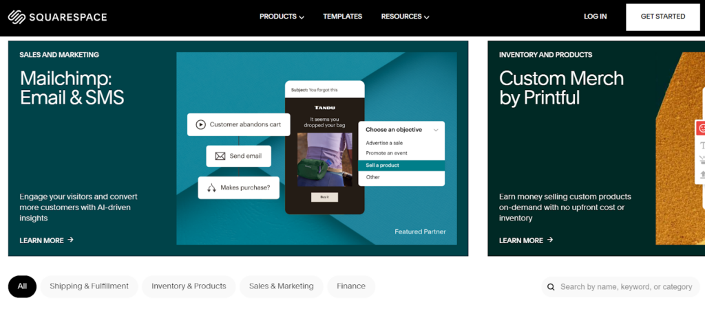 Squarespace integrations
