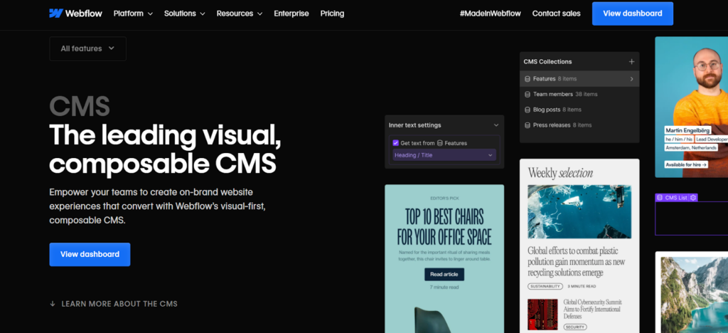 Webflow CMS
