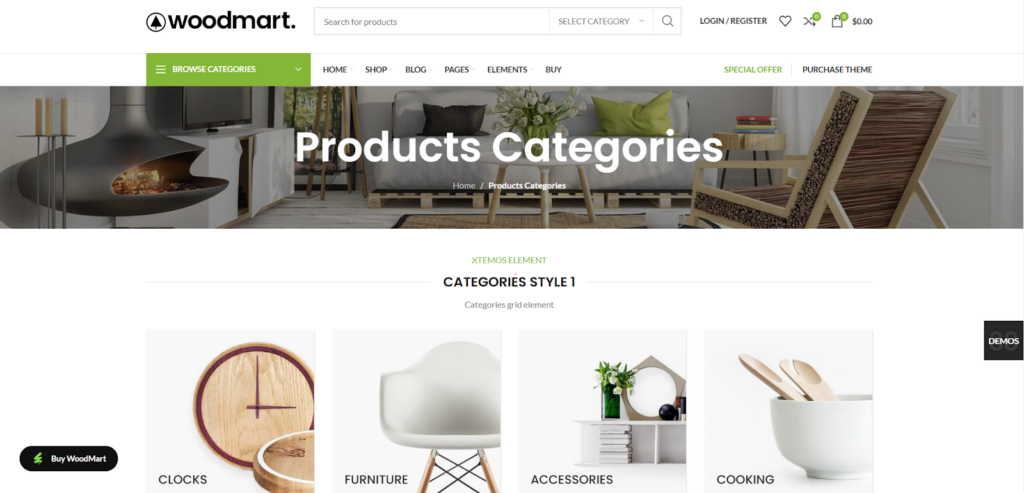 Woodmart WooCommerce