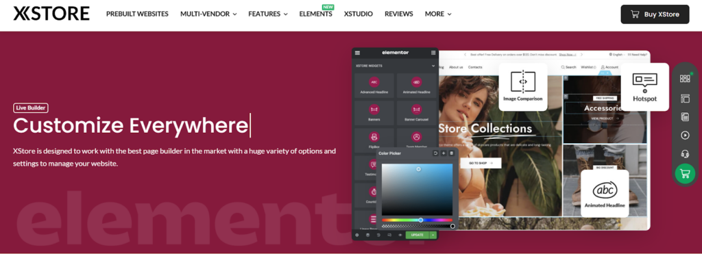 XStore theme interface